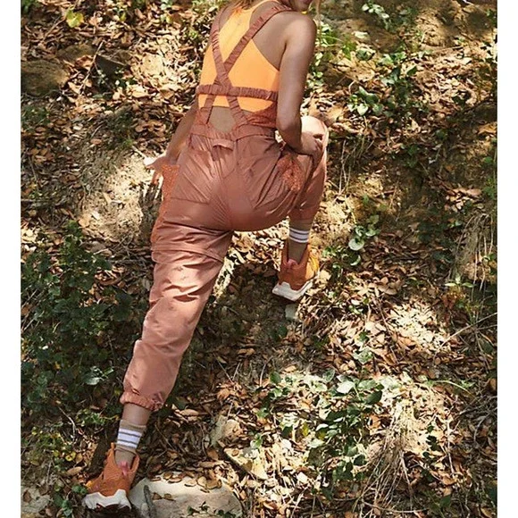 Free People Movement Chaparral Convertible Overalls Hike Onesie NWT MSRP $148 - Picture 3 of 11